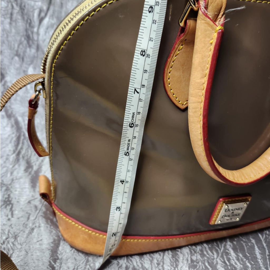 Dooney & Bourke Brown And Tan Handbag